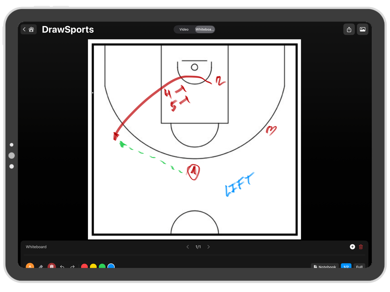 DrawSports - Sistema de marcas y timeline para videoanálisis deportivo